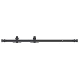 Vidaxl suspenze sada pro posuvné dveře 91 cm uhlíková ocel