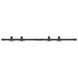 Vidaxl suspenze sada pro posuvné dveře 122 cm uhlíkovou ocel