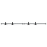 Vidaxl suspenze sada pro posuvné dveře 152 cm uhlíkovou ocel