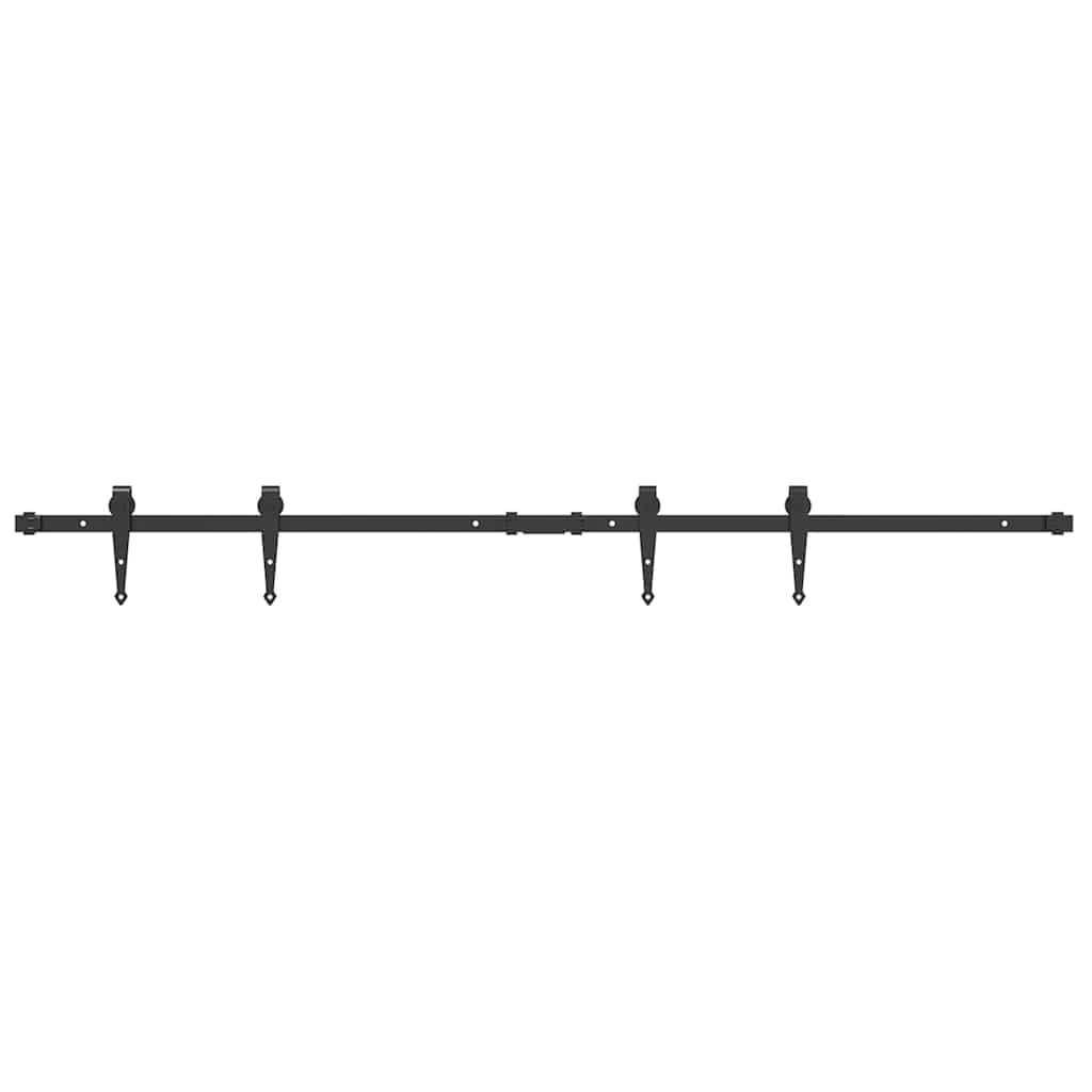 Sospensione Vidaxl Set per porta scorrevole 152 cm in acciaio al carbonio