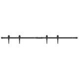 Sospensione Vidaxl Set per porta scorrevole 152 cm in acciaio al carbonio
