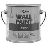 VidaXL pintura de pared gris 2,5 l impresión de pared