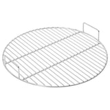 Rejilla de barbacoa Vidaxl con manijas redondas Ø44.5 cm 304 acero inoxidable