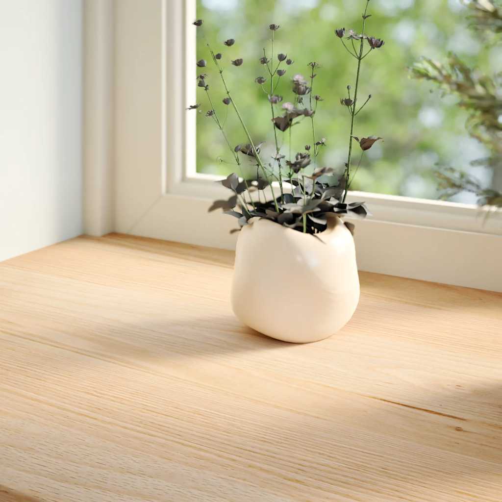 Okenske prage Vidaxl 2 ST Neobdelano 90x15x2 cm trden hrast