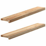 Vidaxl window sills 2 st untreated 100x15x2 cm solid oak