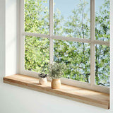 Vidaxl window sills 2 st untreated 100x15x2 cm solid oak