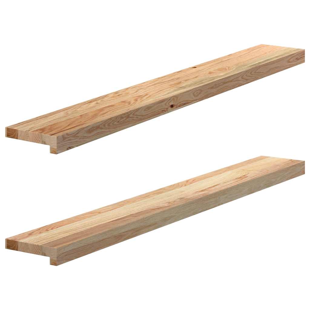 Okno Vidaxl Sills 2 ST Unreated 120x15x2 cm pevný dub