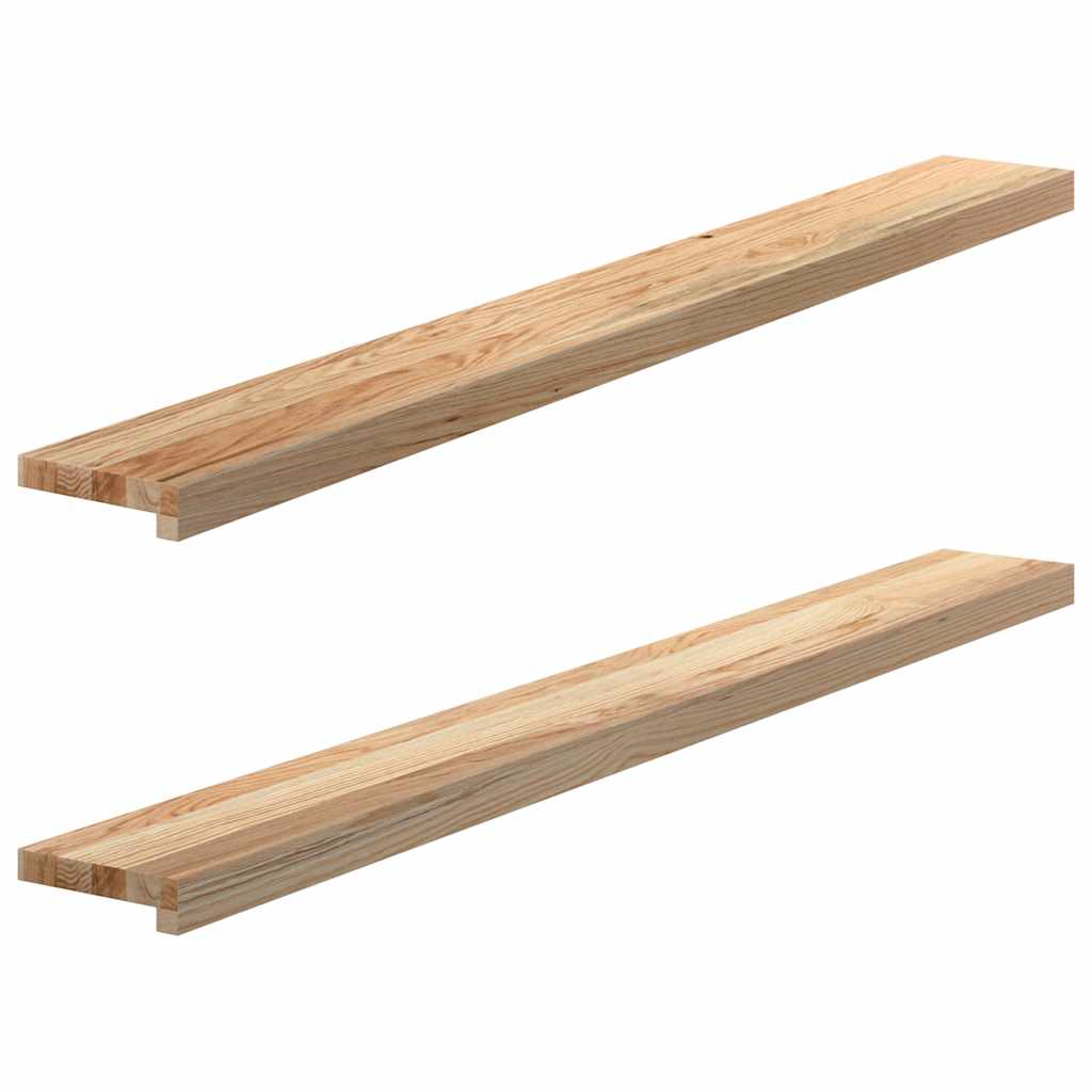 Okno Vidaxl Sills 2 ST UNENATIONED 140x15X2 cm pevný dub