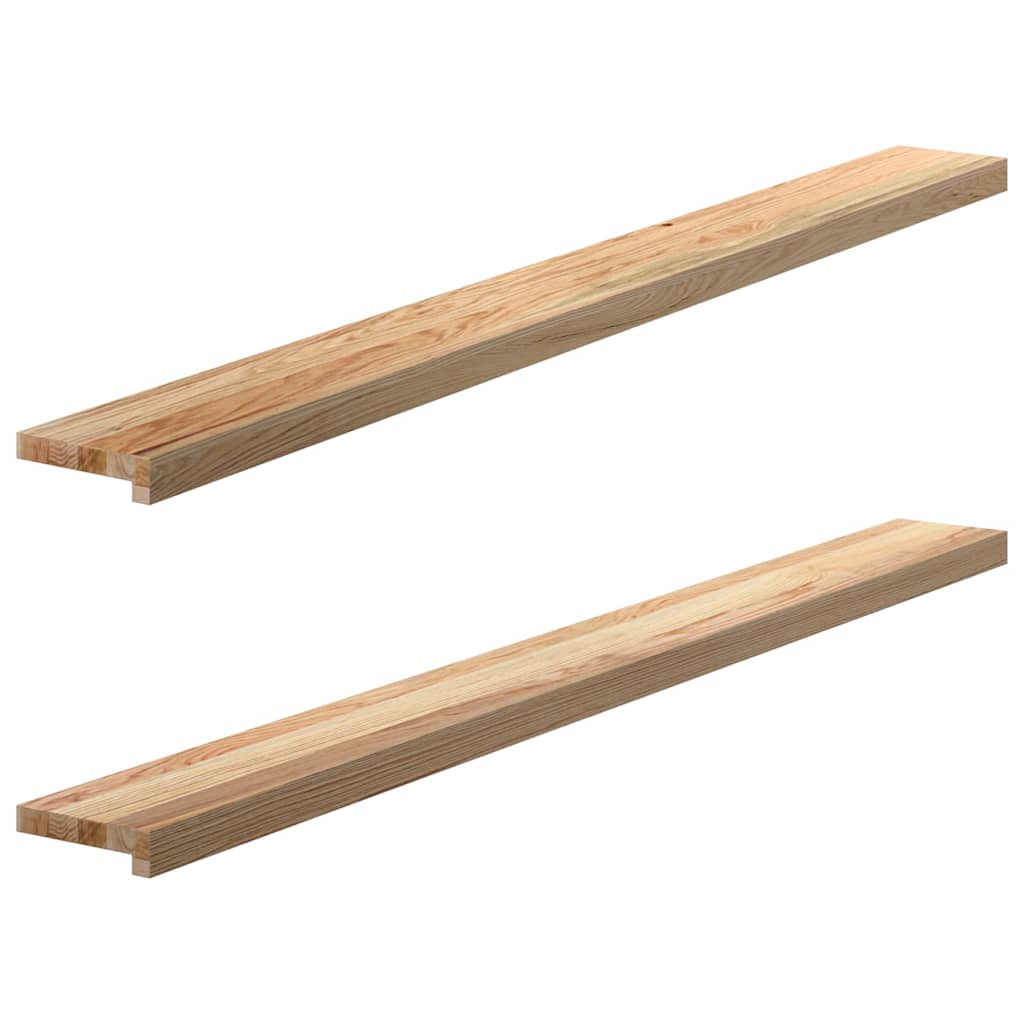 Vidaxl window sills 2 st untreated 160x15x2 cm solid oak