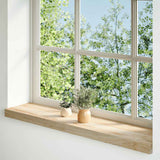 Alféizares de ventana Vidaxx 2 piezas roble macizo sin tratar 90x20x2 cm