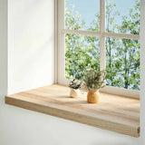 Okno Vidaxl Sills 2 ST Unreated 70x40x2 cm pevný dub
