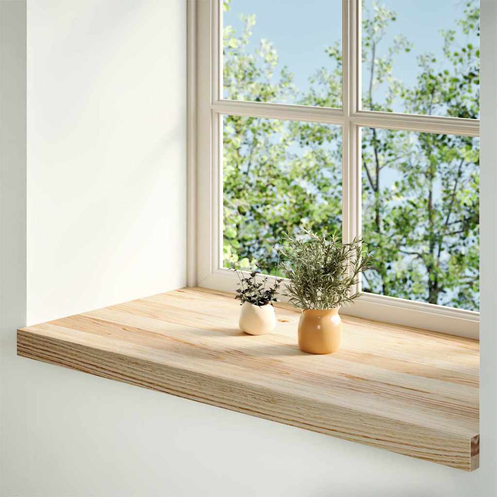 Vidaxl window sills 2 st untreated 90x40x2 cm solid oak