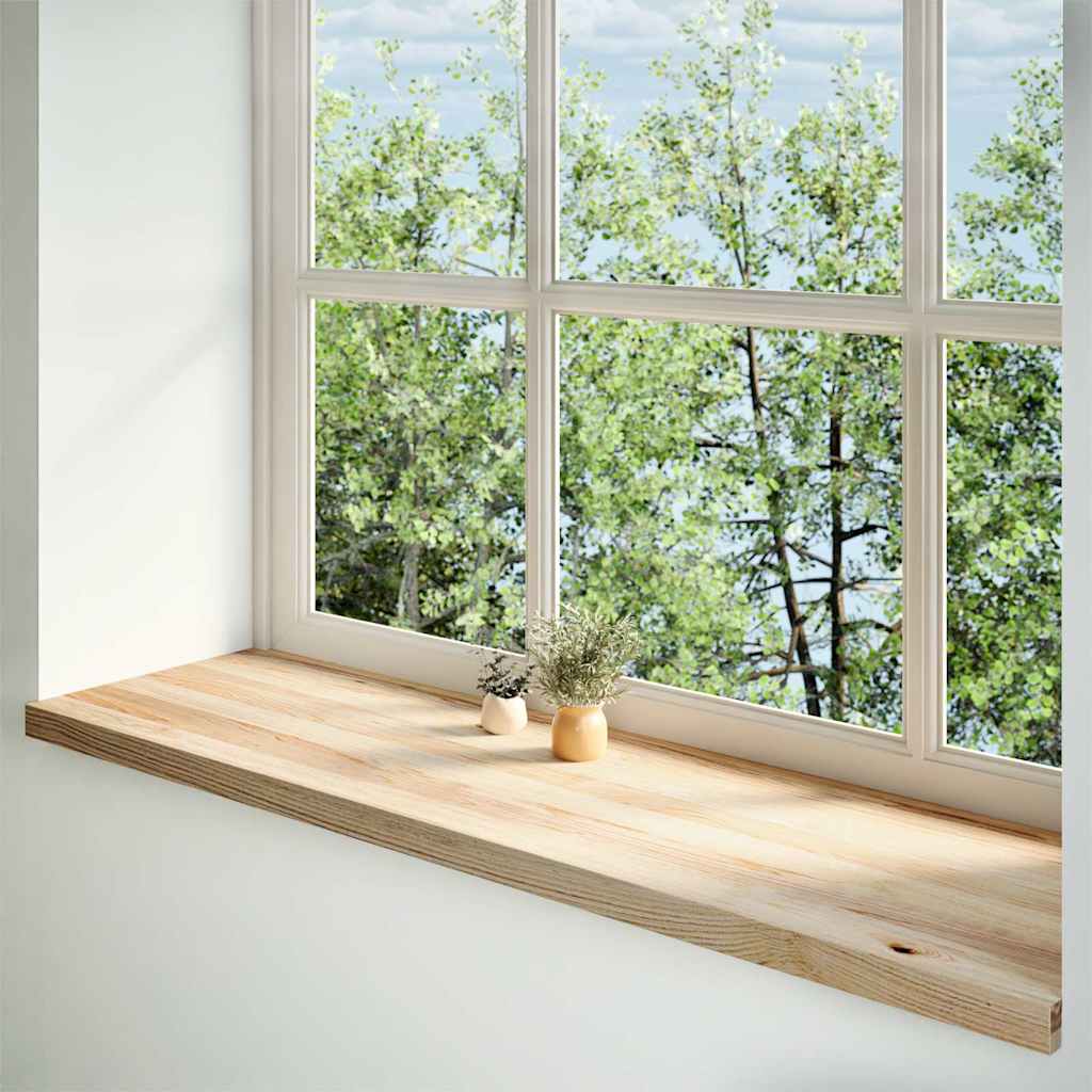 Vidaxl Okno Sills 2 ST Unreated 140x40x2 cm pevný dub