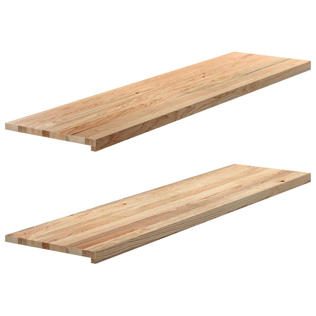 Okno Vidaxl Sills 2 ST Unreated 160x40x2 cm pevný dub