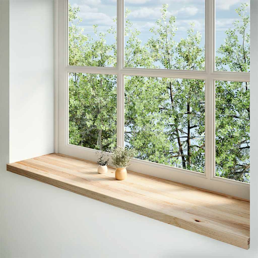 Okno Vidaxl Sills 2 ST Unreated 160x40x2 cm pevný dub