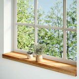 Okno Vidaxl Sills 2 PCS 90x15x2 cm pevné dubové světle hnědé