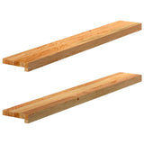 Okno Vidaxl Sills 2 ks 110x15x2 cm pevné dubové světle hnědé