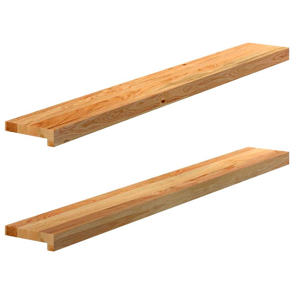 Okno Vidaxl Sills 2 ks 120x15x2 cm pevný dub světle hnědá