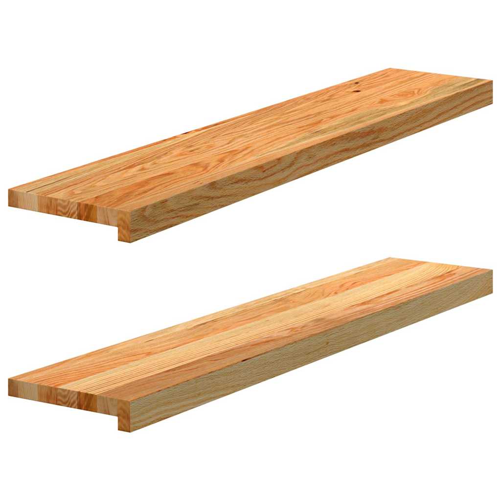 Okno Vidaxl Sills 2 ks 100x20x2 cm pevné dubové světle hnědé