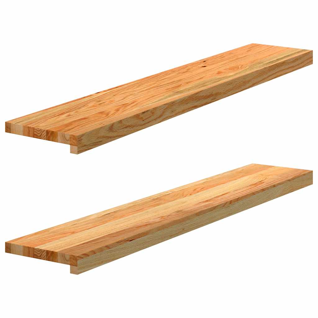 Okno Vidaxl Sills 2 PCS 110x20X2 cm pevné dubové světle hnědé