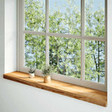 Okno Vidaxl Sills 2 ks 140x20x2 cm pevný dub světle hnědá
