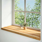 Okno Vidaxl Sills 2 ks 110x40x2 cm pevné dubové světle hnědé