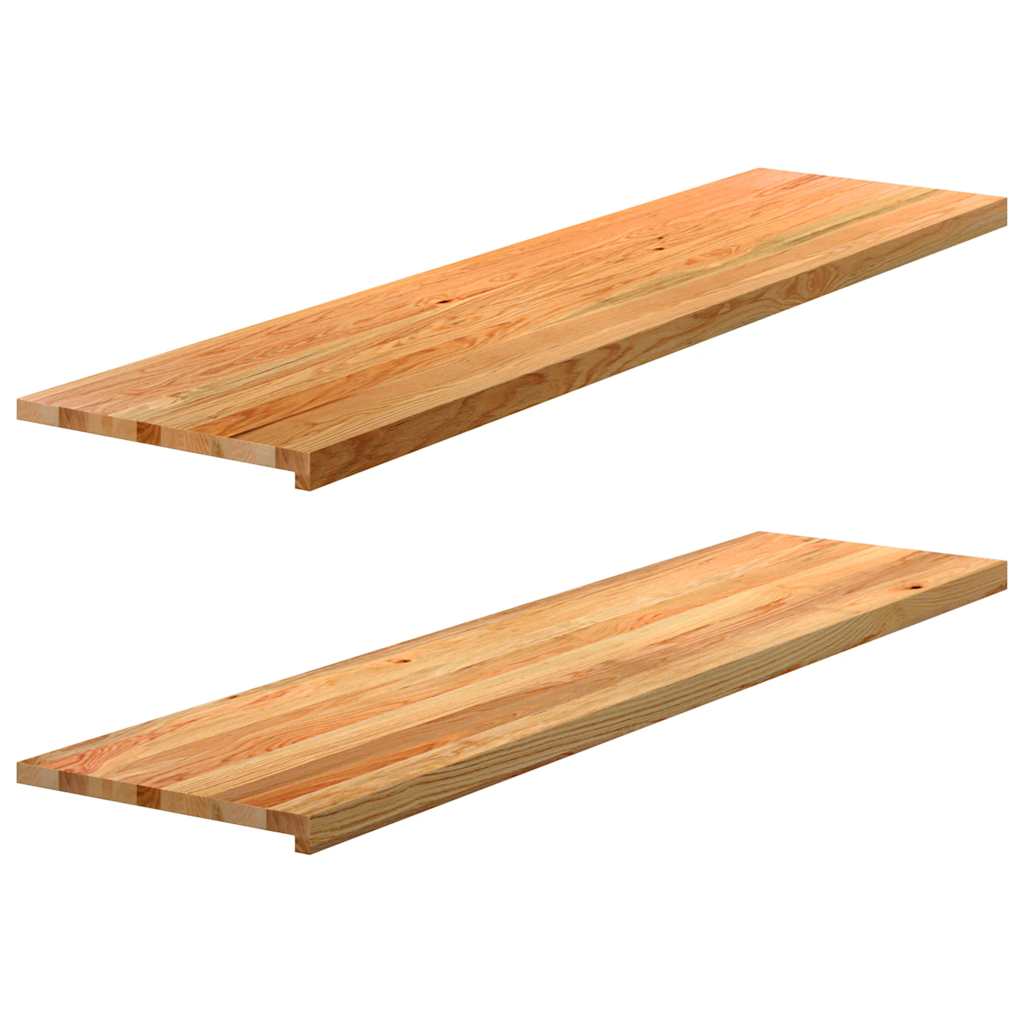 Okno Vidaxl Sills 2 ks 160x40x2 cm pevné dubové světle hnědé