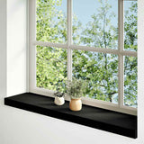 VidaXL window sills 2 pcs 90x20x2 cm solid oakwout dark brown