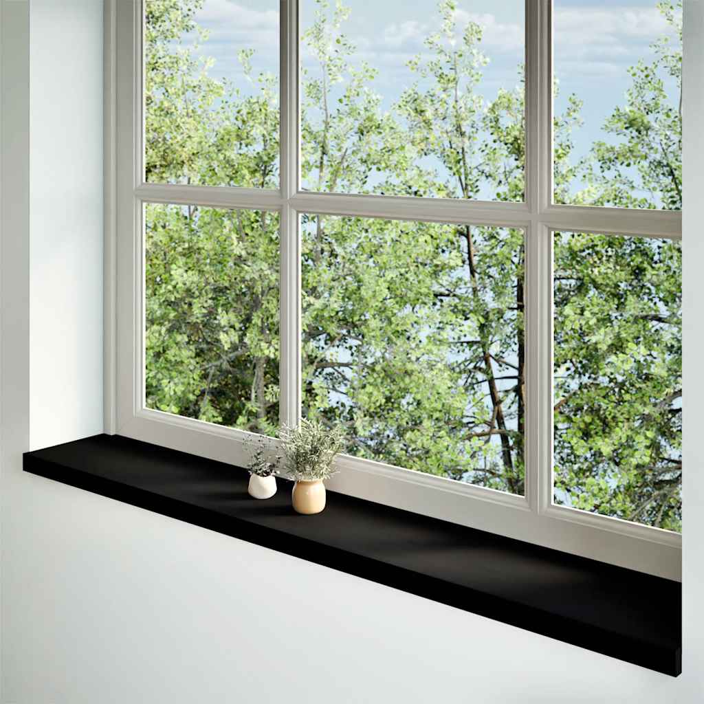 Okno Vidaxl Sills 2 ks 160x25x2 cm pevný dub tmavě hnědá