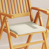 VidaXL Garden seat cushions 4 pcs square 45x45x2 cm cream -colored