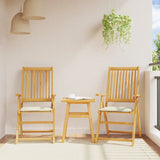Vidaxl Gaarf Sëtz Këssen 6 PCS Square 45x45x2 cm Crème-cmolored