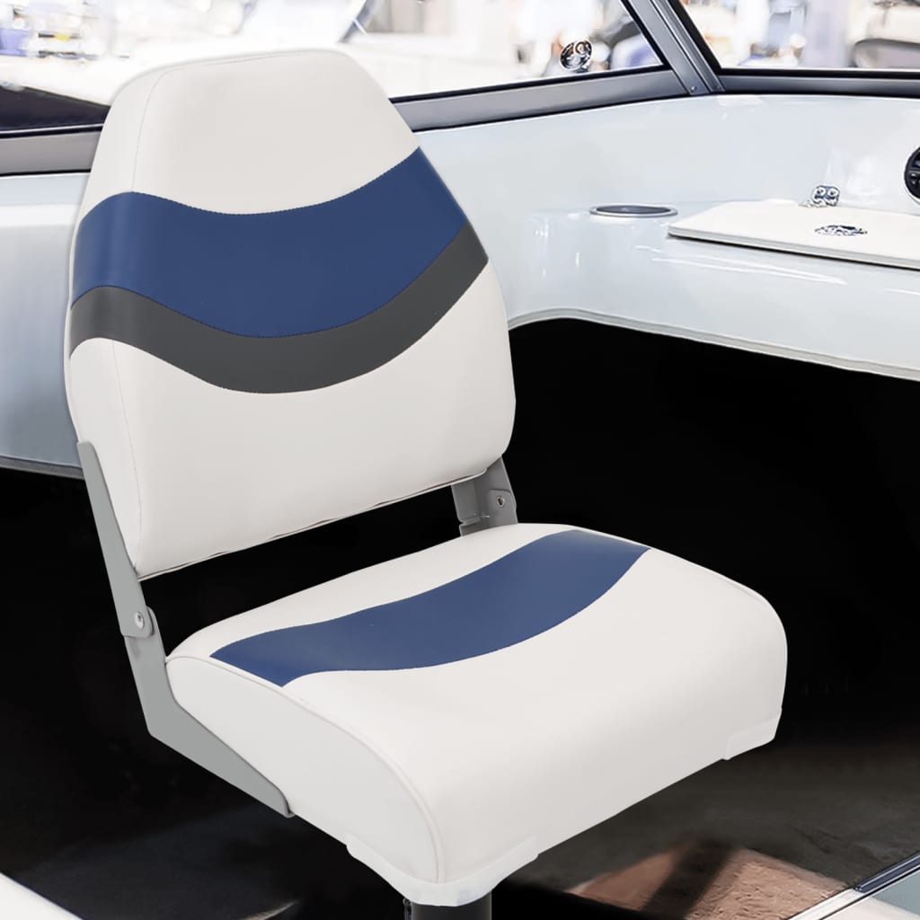 Vidaxl Boat chairs 2 pcs foldable with high backrest 44x38x55 cm
