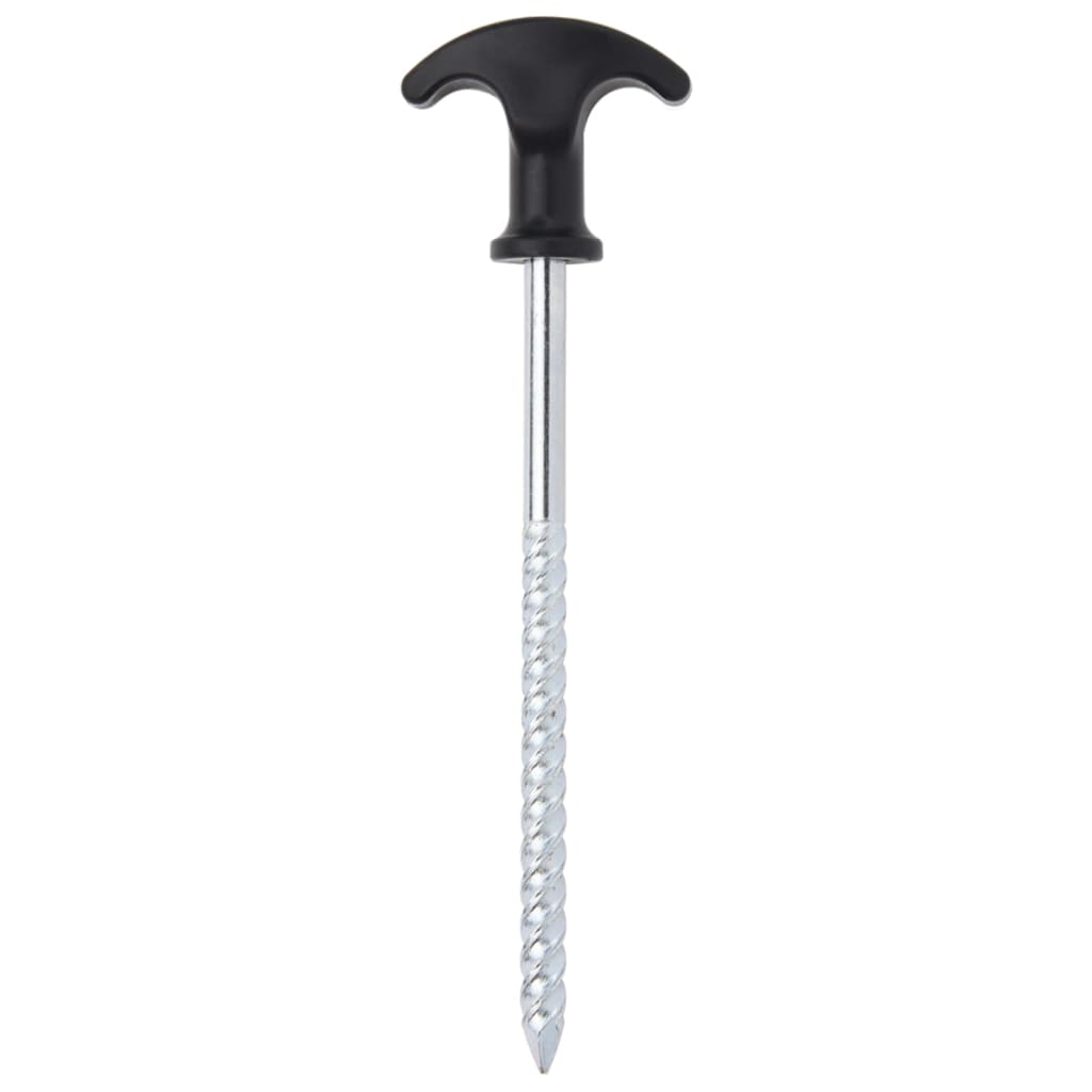 VidaXL tent pegs 12 st Ø7 mm 17 cm galvanized steel