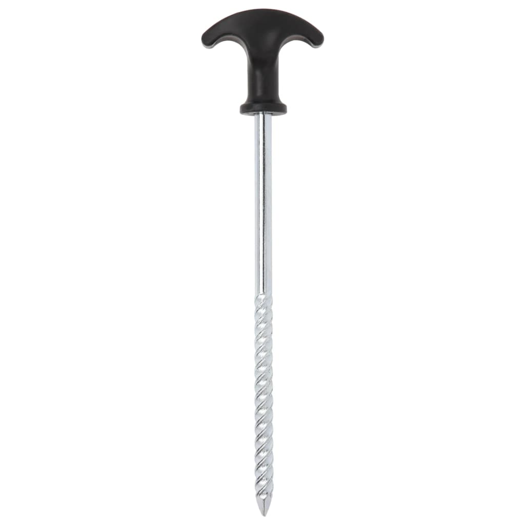 VidaXL tent pegs 24 sts Ø7 mm 20 cm galvanized steel