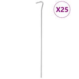 VidaXL tent pegs 25 st Ø4 mm 30 cm galvanized steel