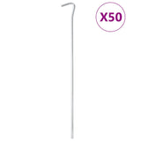 Vidaxl tent pegs 50 sts Ø5 mm 30 cm galvanized steel