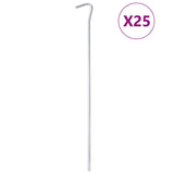 VidaXL tent pegs 25 st Ø5 mm 30 cm galvanized steel