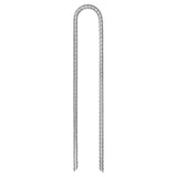 Vidaxl tent hairing 6 pcs u-shaped Ø7 mm 30 cm galvanized steel