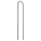 Vidaxl tent hairing 6 pcs U-shaped Ø12 mm 41.5 cm galvanized steel