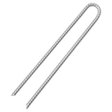 Vidaxl tent hairing 6 pcs U-shaped Ø12 mm 41.5 cm galvanized steel