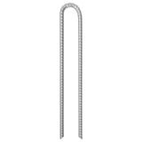 Vidaxl tent pegs 12 pcs u-shaped Ø12 mm 41.5 cm galvanized steel