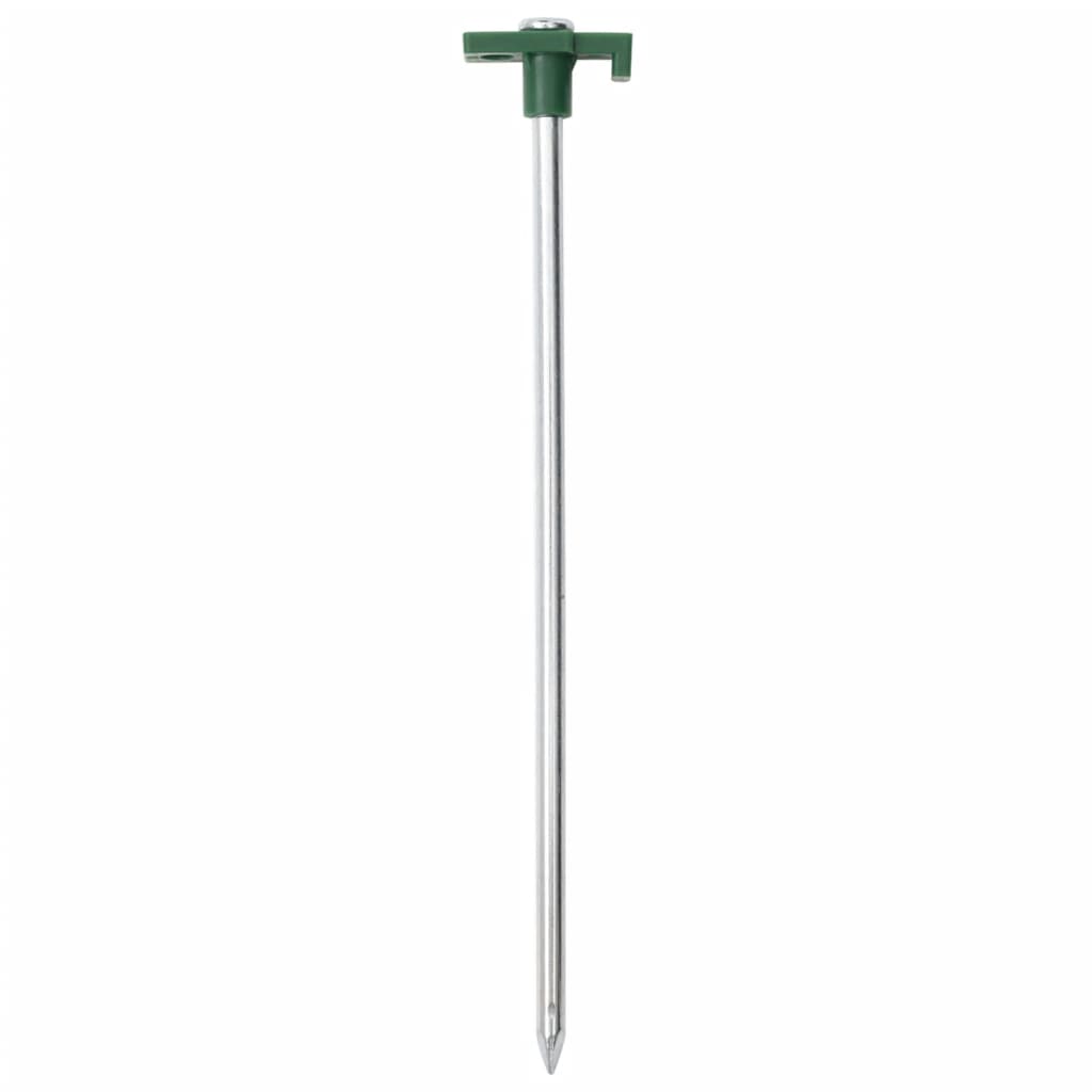 Vidaxl tent pegs 12 pcs 7 mm 25 cm galvanized steel polypropene