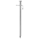 Vidaxl tent hairing 24 st 8 mm 19.5 cm galvanized steel