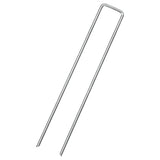 Vidaxx estacas de suelo 25 piezas en forma de U 20x4 cm acero galvanizado