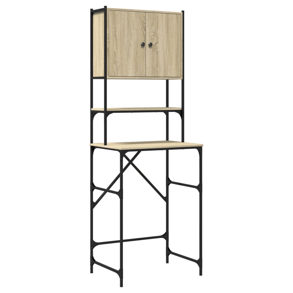 Vidaxl washing machine cabinet 68x48.5x194 cm Sonoma oak colored