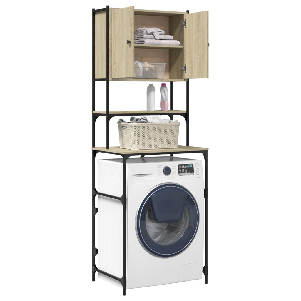 Vidaxl washing machine cabinet 68x48.5x194 cm Sonoma oak colored