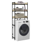 VidaXL Washing Machinek 67x25x163 cm Processed wood Sonoma oak -colored