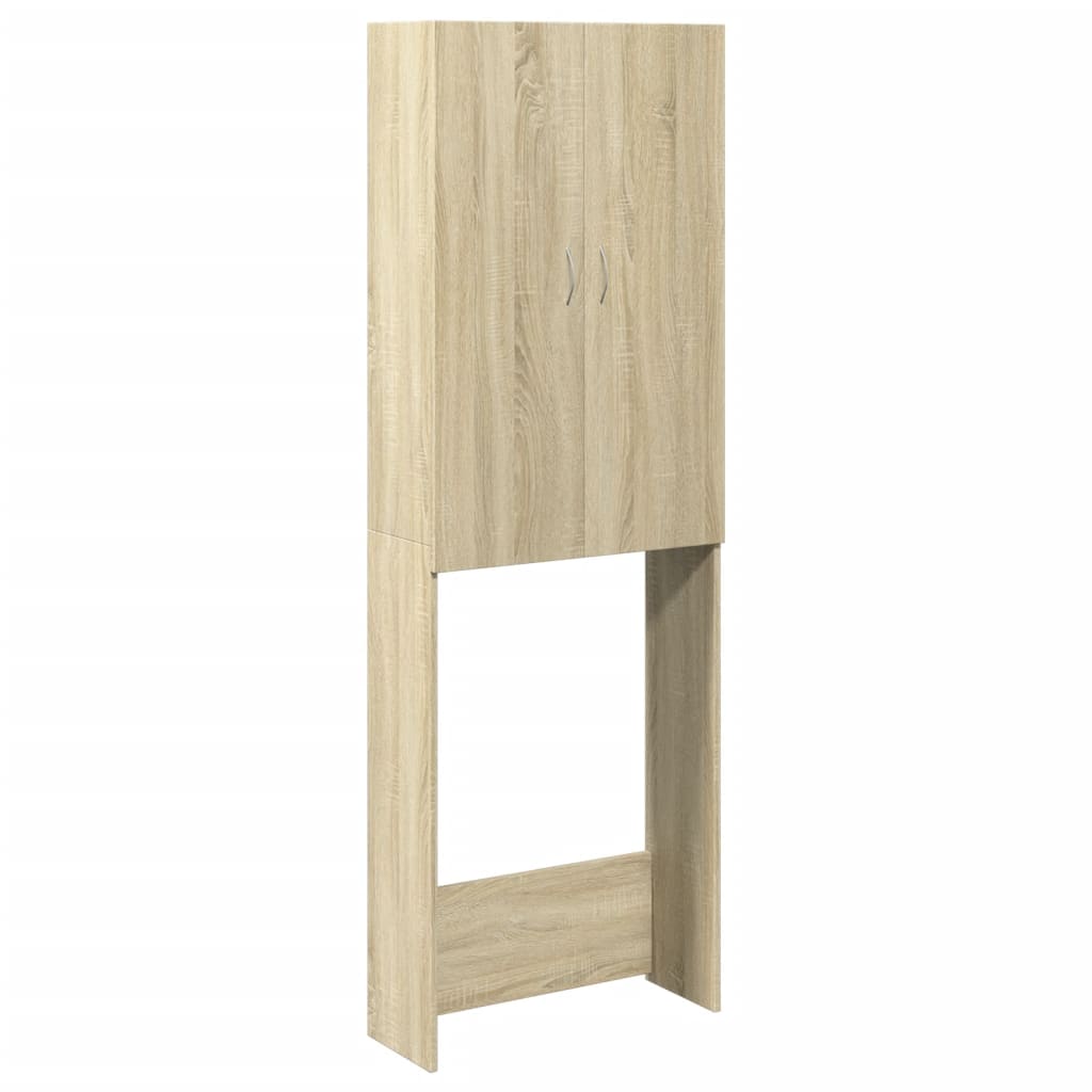 Skříňka na pračku Vidaxl 64x25,5x190 cm Sonoma Oak -Colored