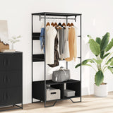 Vidaxl Wardrobe 90x50x180 cm Properted Wood Black
