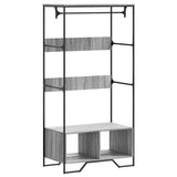 Vidaxl Wardrobe 90x50x180 cm Properted Wood Gray Sonoma Oak colored